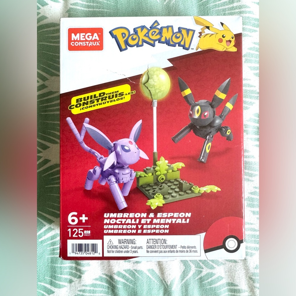 Pokemon Mega Construx Umbreon & Espeon Building Set NIB